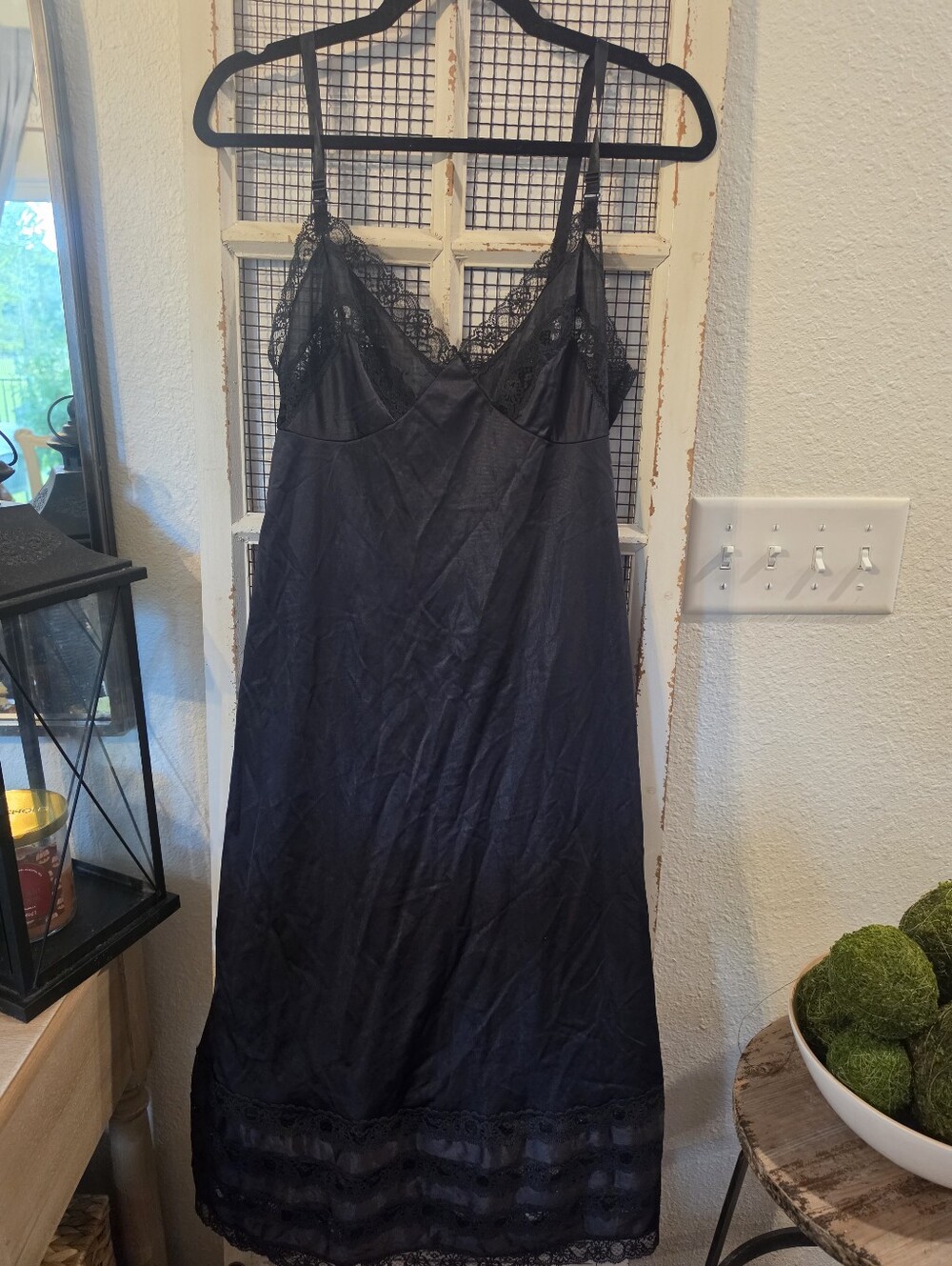 Vintage black slip